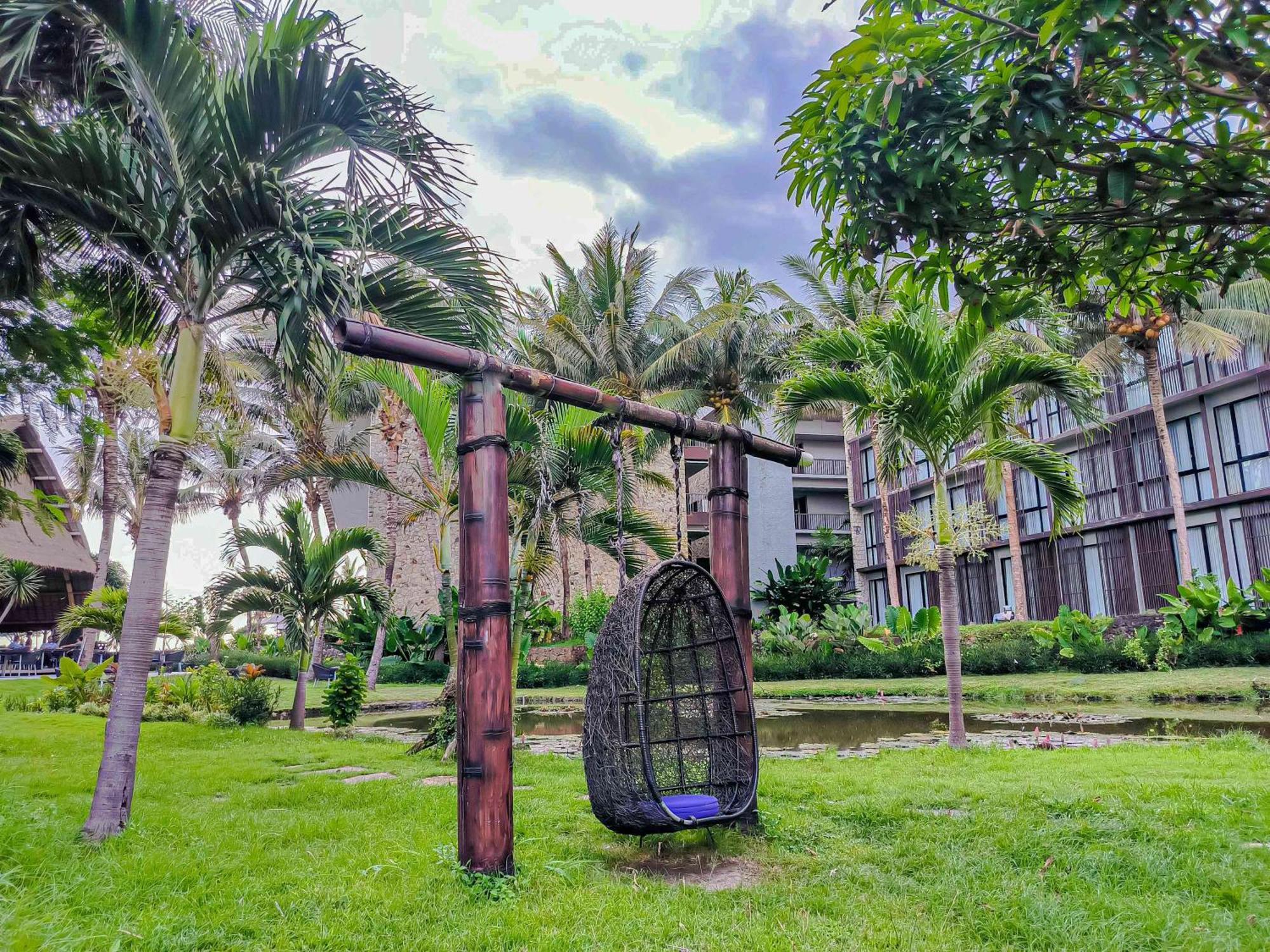 巴厘岛温德姆塔曼萨里吉瓦度假村 Siyut 外观 照片 The resort's garden