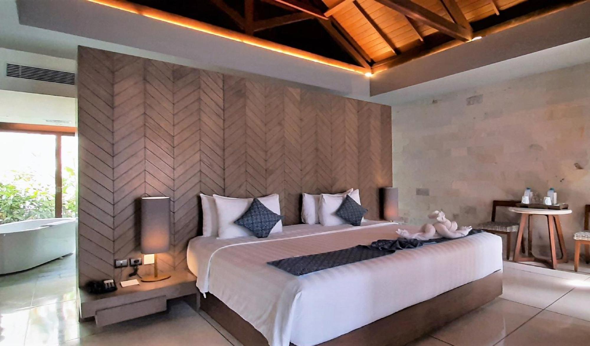 巴厘岛温德姆塔曼萨里吉瓦度假村 Siyut 外观 照片 A bedroom at the resort